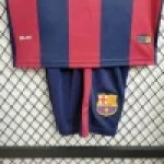 14-15 Barcelona Home Retro Kids Kit Football Jersey